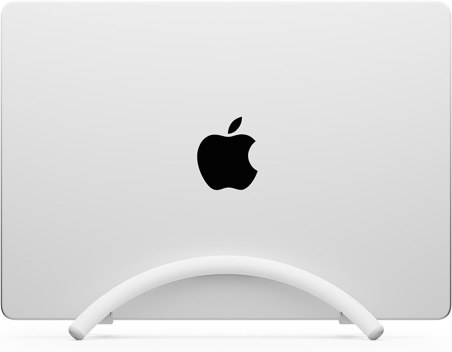 Twelve South BookArc Flex | Space-Saving Vertical Stand (White)