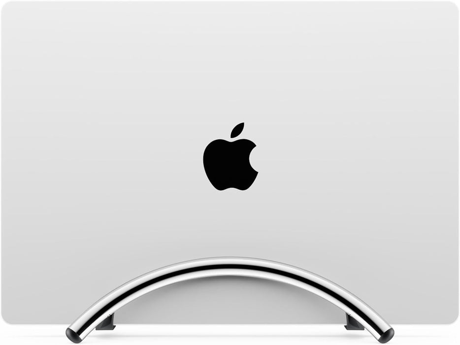 Twelve South BookArc Flex | Space-Saving Vertical Stand (Chrome)