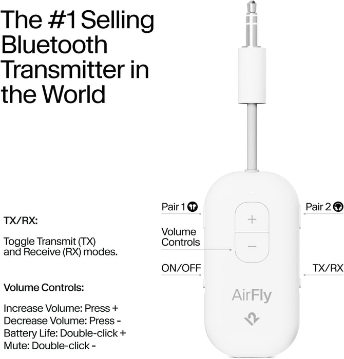 Twelve South AirFly Pro 2 Bluetooth Transmitter
