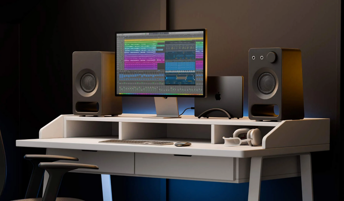 Twelve South BookArc Flex | Space-Saving Vertical Stand (Black)