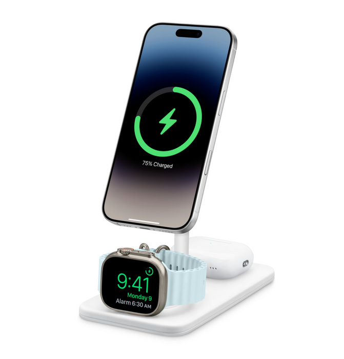 Twelve South HiRise 3 Deluxe, Compact Luxury MagSafe Charging Stand