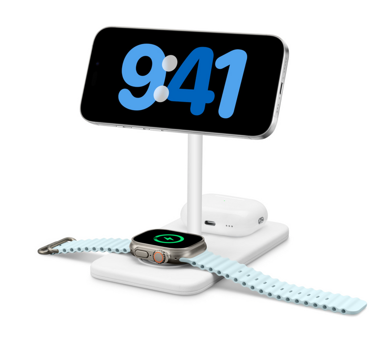 Twelve South HiRise 3 Deluxe, Compact Luxury MagSafe Charging Stand