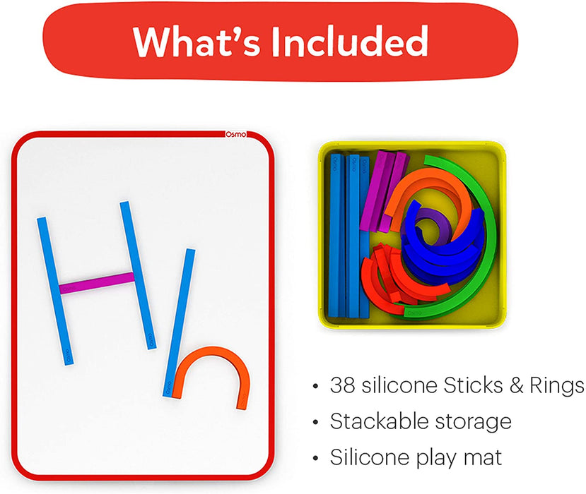 Osmo Sticks and Rings with ABCs and Squiggle Magic Games (2019) - Add on game