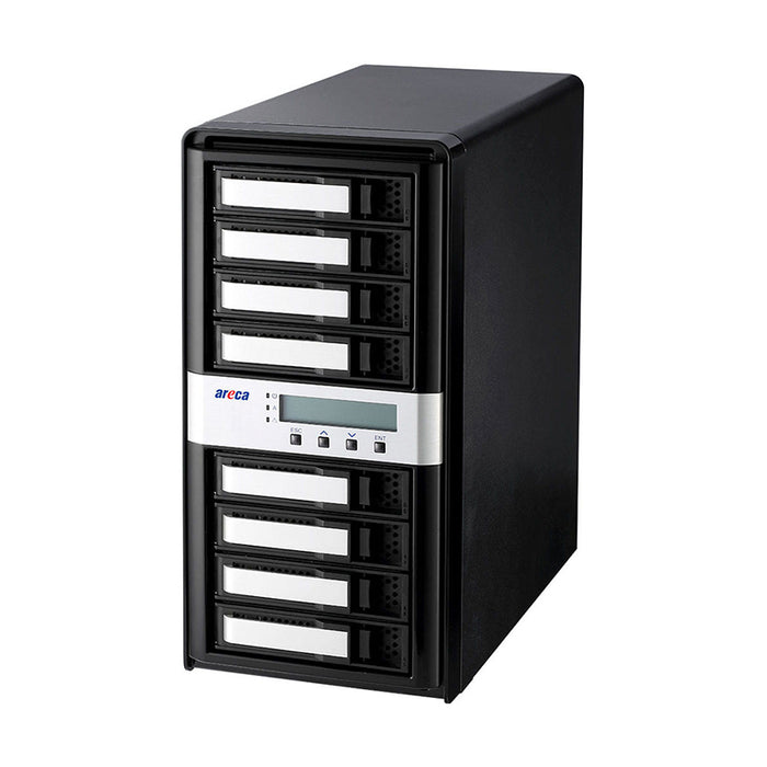Areca ARC-8050T3U 8 Bay RAID SAS /SATA 12G Thunderbolt 3 Tower Enclosure
